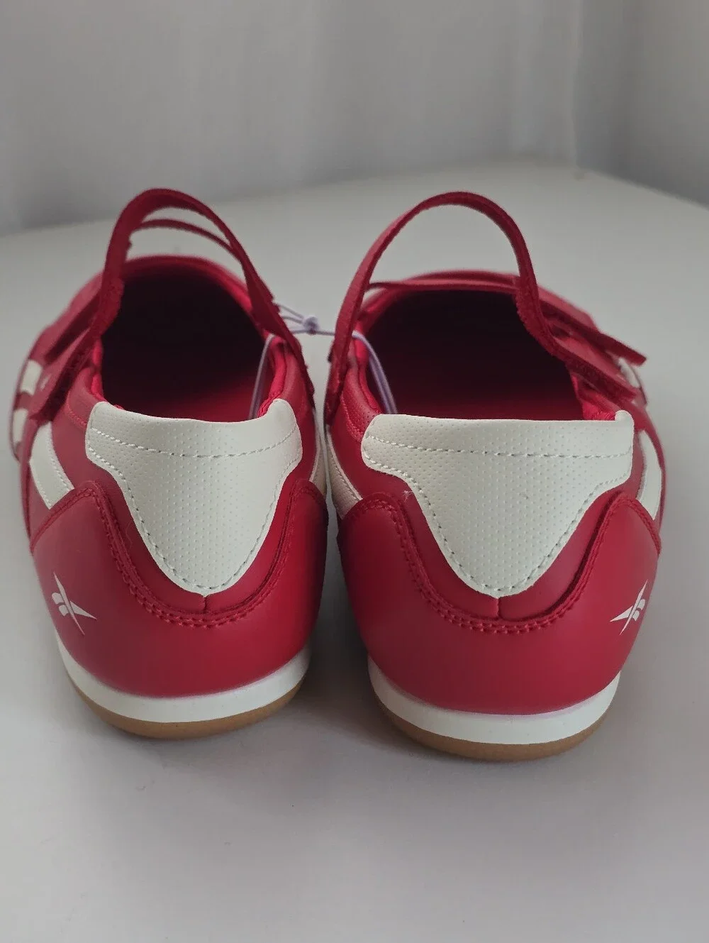 Reebok Red Mary Jane Ballet Sneakers Double Strap Shoes Women's Size 11 NWT - Picture 8 of 13